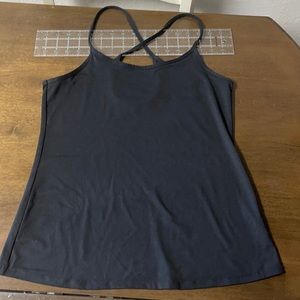 Fabletics size small black tank top.